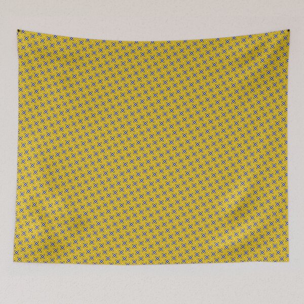 Item preview, Geometric Navy And Gold Colorful Diamond Checkerboard designed and sold by Triplicate Limited.