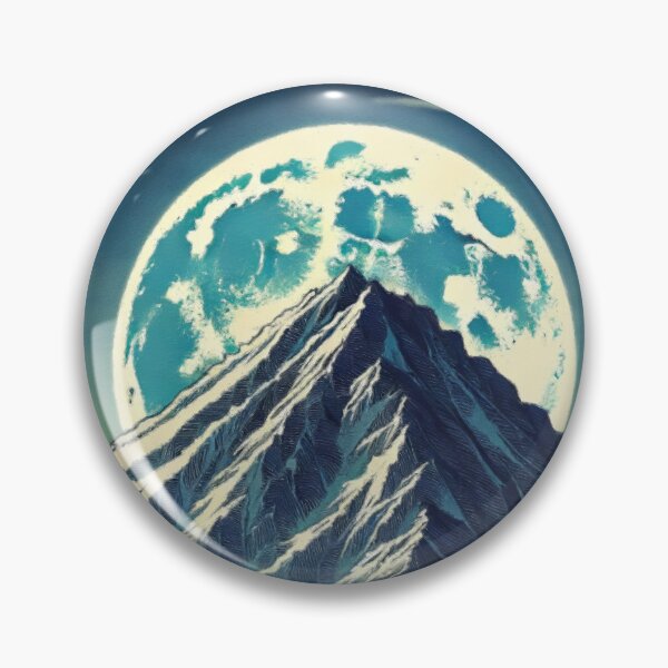 Item preview, The Super Moon at Han - A Contemporary Ukiyo-e Nature Landscape designed and sold by Kijiermono.