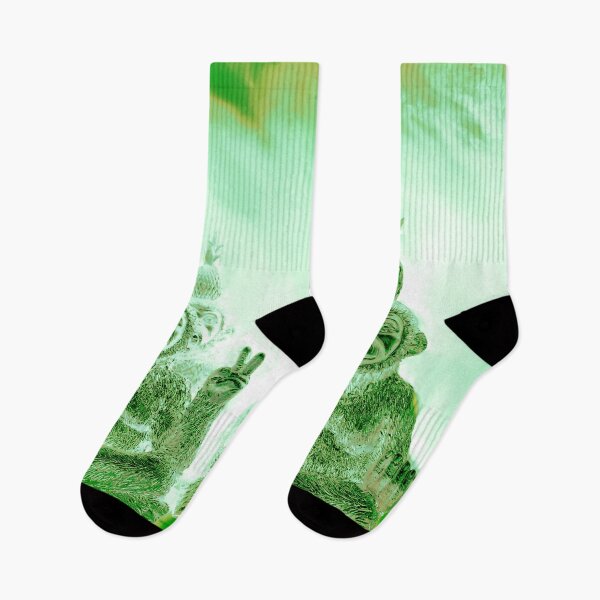 Item preview, green monkeys doing yoga designed and sold by Gabriel BOCQUAIRE.