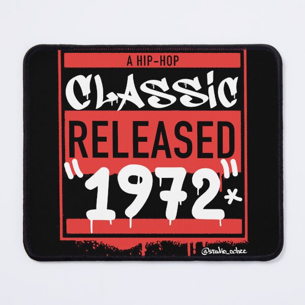 Item preview, Black 1972 Hip Hop born year artwork for all old school Hip Hop lovers. designed and sold by studioochee03.