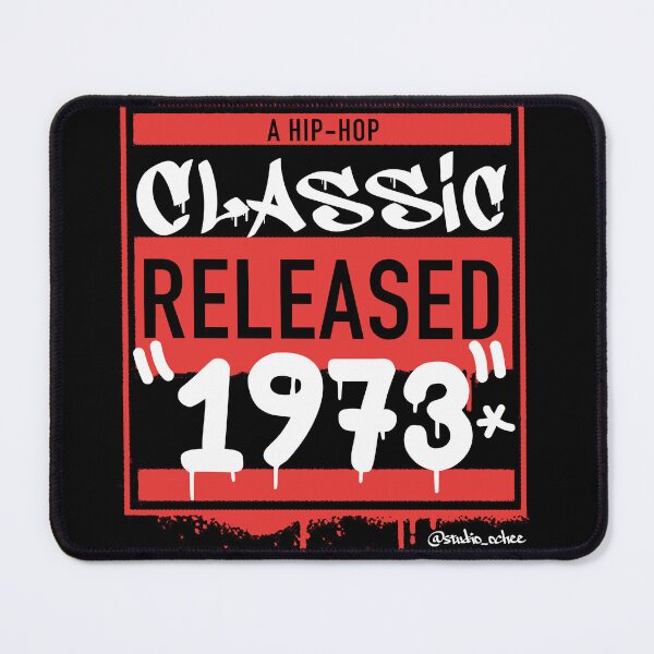 Item preview, Black 1973 Hip Hop born year artwork for all old school Hip Hop lovers. designed and sold by studioochee03.