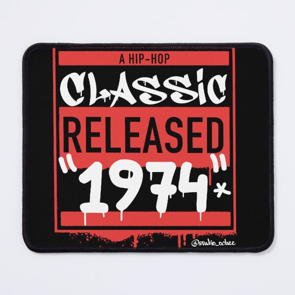 Item preview, Black 1974 Hip Hop born year artwork for all old school Hip Hop lovers. designed and sold by studioochee03.