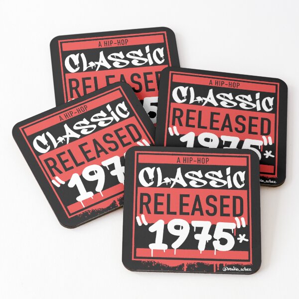 Item preview, Black 1975 Hip Hop born year artwork for all old school Hip Hop lovers. designed and sold by studioochee03.