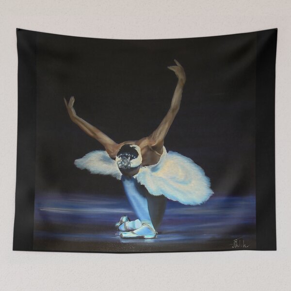 Item preview, The Adoration of the Swan - Artem Tuliuk original oil painting designed and sold by Artem Tuliuk.