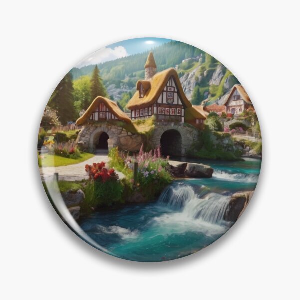 Item preview, Fairy Cascade Village designed and sold by BlareBlare.
