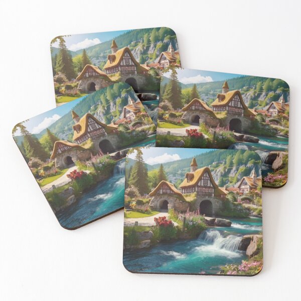 Item preview, Fairy Cascade Village designed and sold by BlareBlare.
