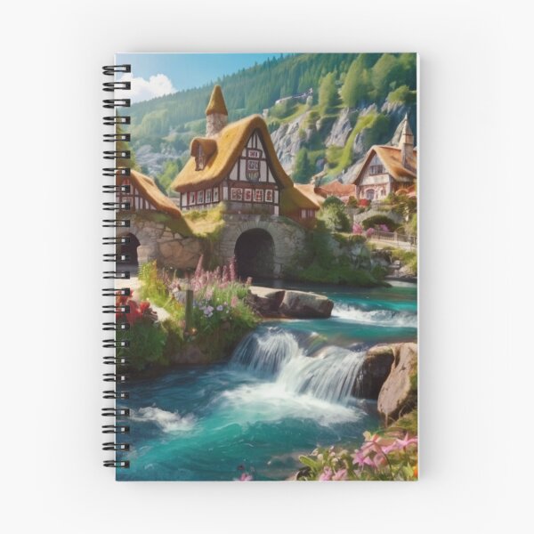 Item preview, Fairy Cascade Village designed and sold by BlareBlare.