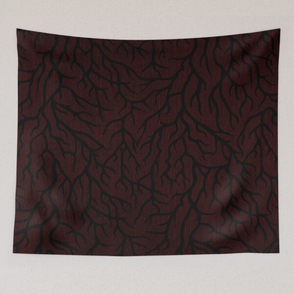 Item preview, Deep Bloody Burgundy Red Thorn Pattern designed and sold by RedFinchDesigns.