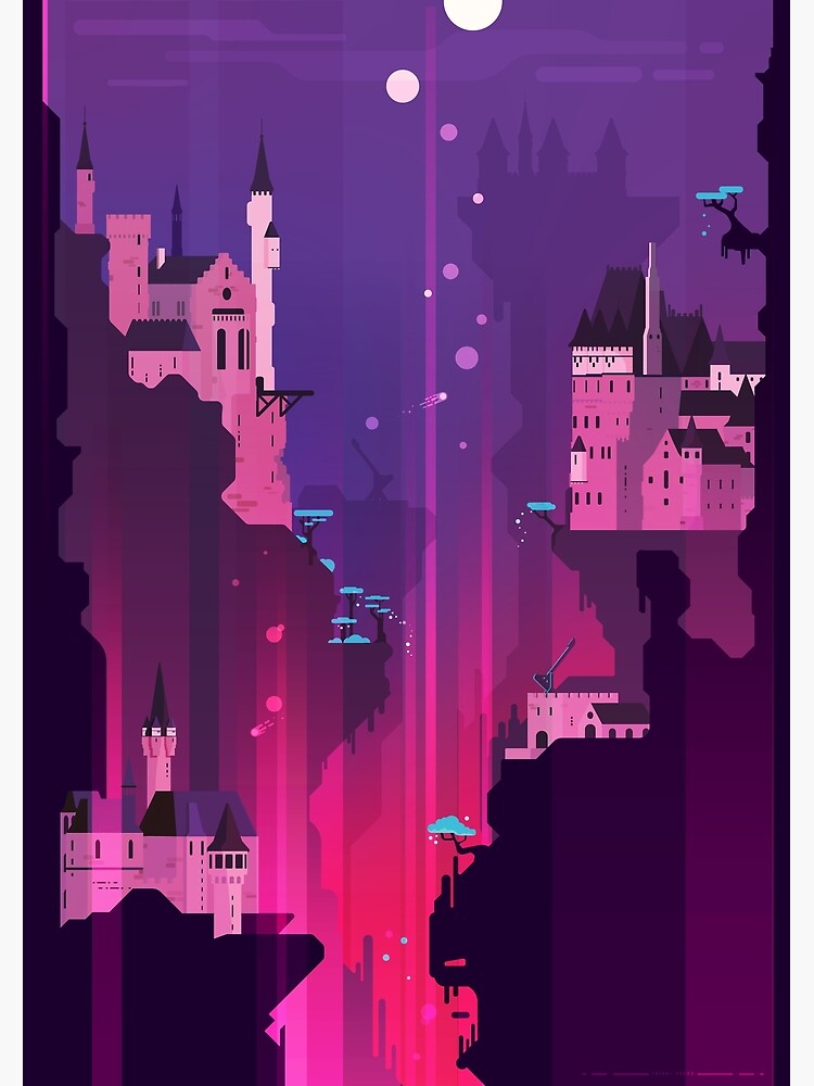 Thumbnail 3 of 3, Poster, Medieval Castles at War: Fantasy Illustration designed and sold by TribalCodex.