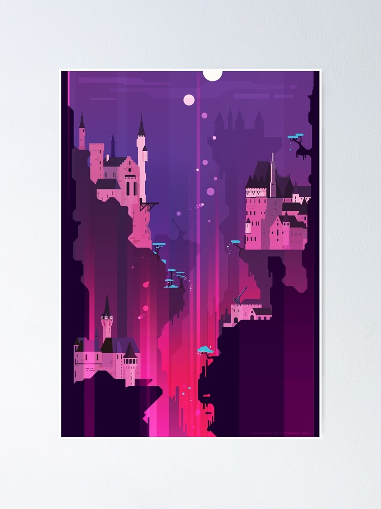 Thumbnail 1 of 3, Poster, Medieval Castles at War: Fantasy Illustration designed and sold by TribalCodex.