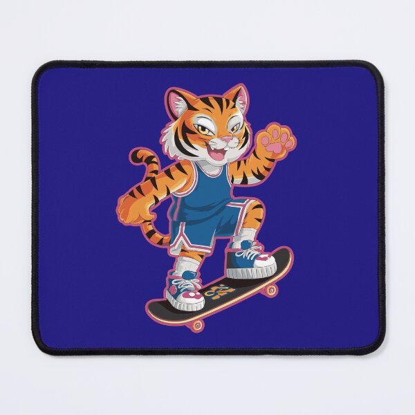 Item preview, Skater Tiger in Blue Sportswear designed and sold by BumbleChynxBee.