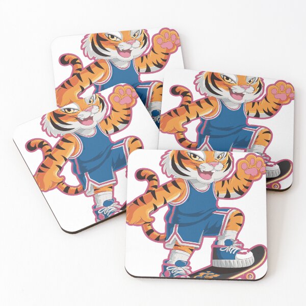 Item preview, Skater Tiger in Blue Sportswear designed and sold by BumbleChynxBee.