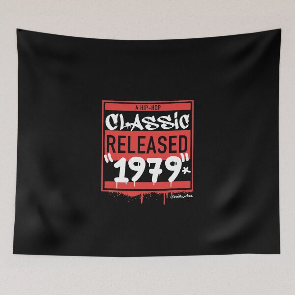 Item preview, Black 1979 Hip Hop born year artwork for all old school Hip Hop lovers. designed and sold by studioochee03.