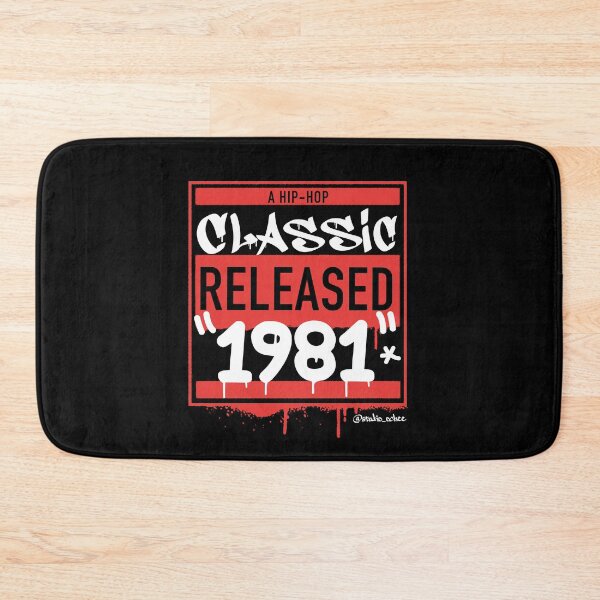 Item preview, Black 1981 Hip Hop born year artwork for all old school Hip Hop lovers. designed and sold by studioochee03.