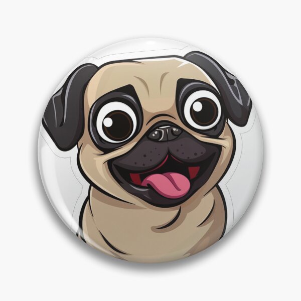Item preview,  Funny cute pug designed and sold by WBoss11.