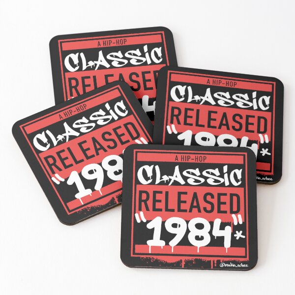 Item preview, Black 1984 Hip Hop born year artwork for all old school Hip Hop lovers. designed and sold by studioochee03.