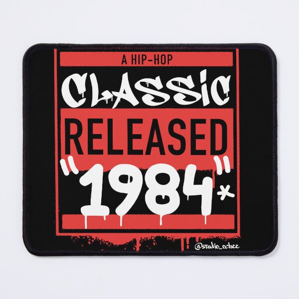 Item preview, Black 1984 Hip Hop born year artwork for all old school Hip Hop lovers. designed and sold by studioochee03.