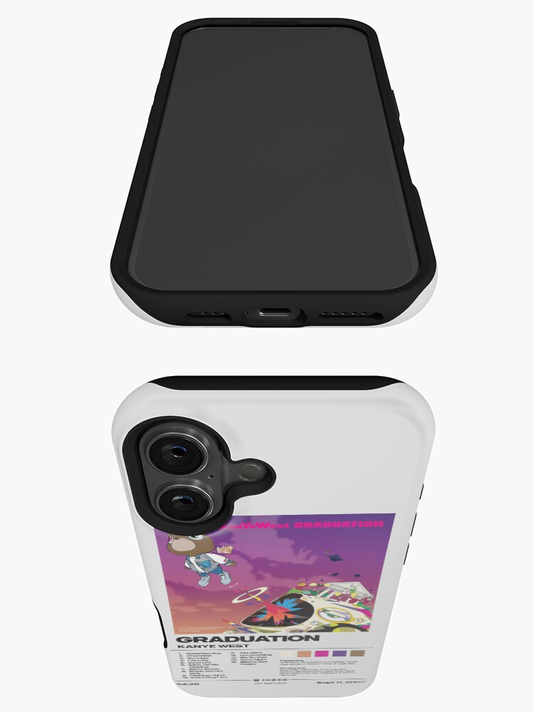 Thumbnail 3 of 4, iPhone Case, Graduation by Kanye West Album Poster designed and sold by FourthWallPrint.