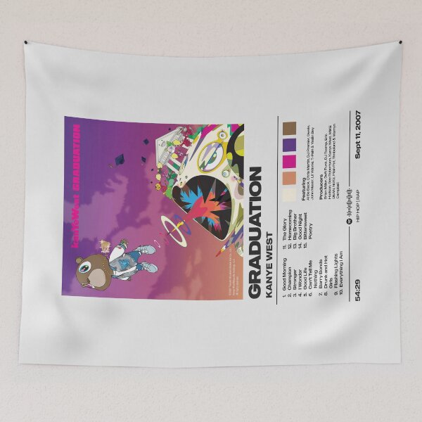 Item preview, Graduation by Kanye West Album Poster designed and sold by FourthWall Prints.