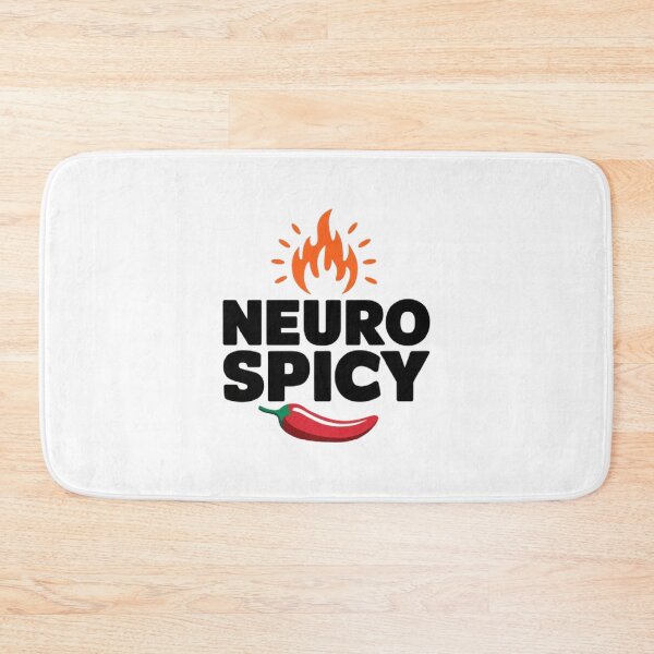 Item preview, Neuro Spicy T-Shirt: Bold Typography with Fiery Jalapeño Design designed and sold by masteryStore.