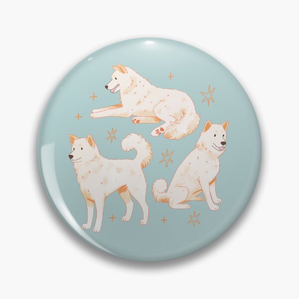 Item preview, Cute Kintamani Dogs Illustration designed and sold by YaraCuteArt.