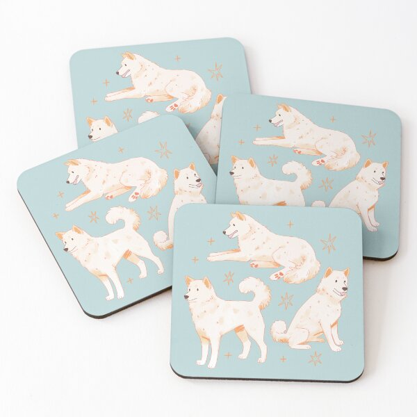 Item preview, Cute Kintamani Dogs Illustration designed and sold by YaraCuteArt.