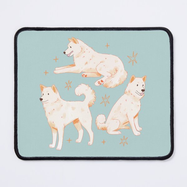 Item preview, Cute Kintamani Dogs Illustration designed and sold by YaraCuteArt.