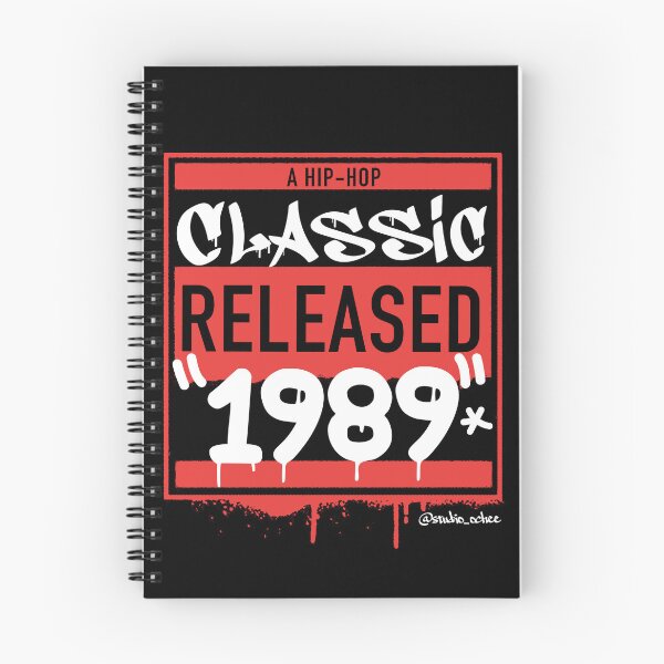 Item preview,  Black 1989 Hip Hop born year artwork for all old school Hip Hop lovers. designed and sold by studioochee03.