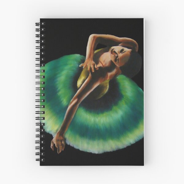 Item preview, The Green ballerina 1 - Artem Tuliuk original oil painting designed and sold by Artem Tuliuk.