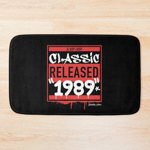 Item preview,  Black 1989 Hip Hop born year artwork for all old school Hip Hop lovers. designed and sold by studioochee03.