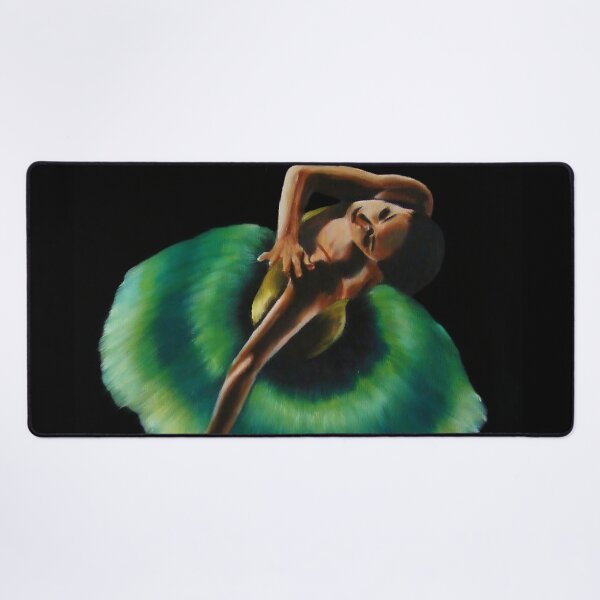 Item preview, The Green ballerina 1 - Artem Tuliuk original oil painting designed and sold by Artem Tuliuk.