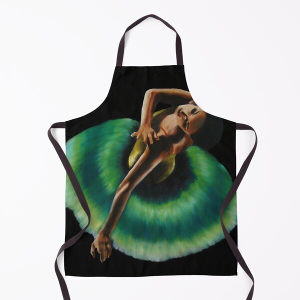 Item preview, The Green ballerina 1 - Artem Tuliuk original oil painting designed and sold by Artem Tuliuk.