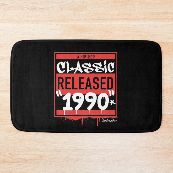 Item preview, Black 1990 Hip Hop born year artwork for all old school Hip Hop lovers. designed and sold by studioochee03.