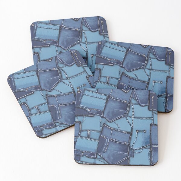 Item preview, Stylish Denim Print with Textured Finish designed and sold by communedesigns.