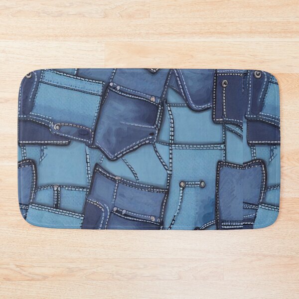 Item preview, Stylish Denim Print with Textured Finish designed and sold by communedesigns.