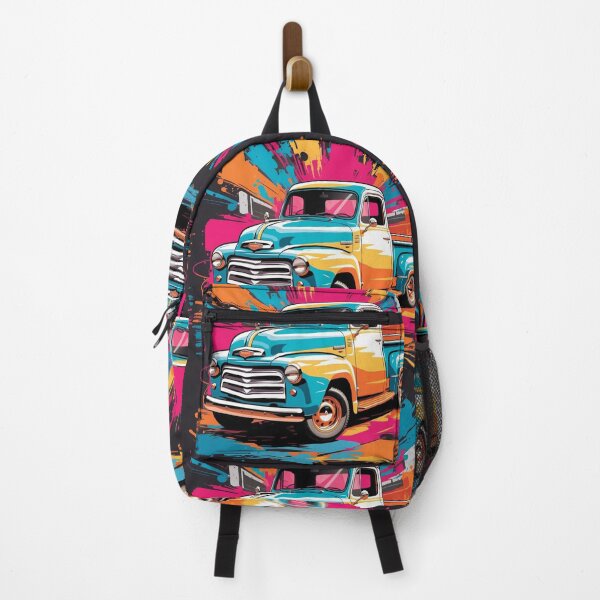 Item preview, Dynamic Retro: Colour Burst Vintage Truck designed and sold by ArtComixHaven.