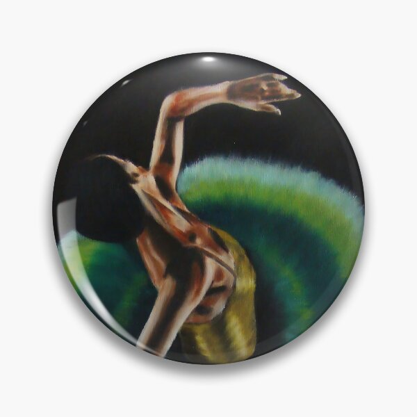 Item preview, The Green ballerina 2 - Artem Tuliuk original oil painting designed and sold by Artem Tuliuk.