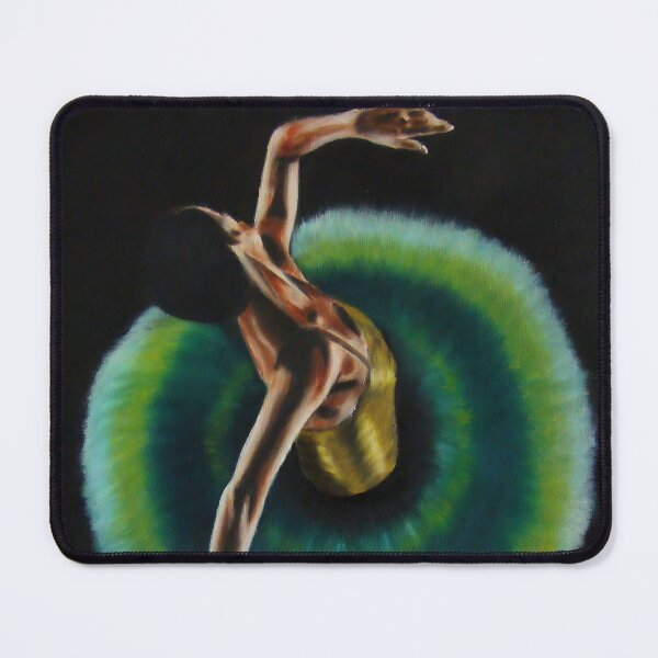 Item preview, The Green ballerina 2 - Artem Tuliuk original oil painting designed and sold by Artem Tuliuk.