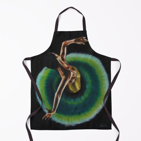 Item preview, The Green ballerina 2 - Artem Tuliuk original oil painting designed and sold by Artem Tuliuk.
