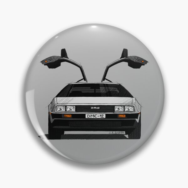 Item preview, Copia de My drawing of the DeLorean DMC-12 in front view designed and sold by designjaag.