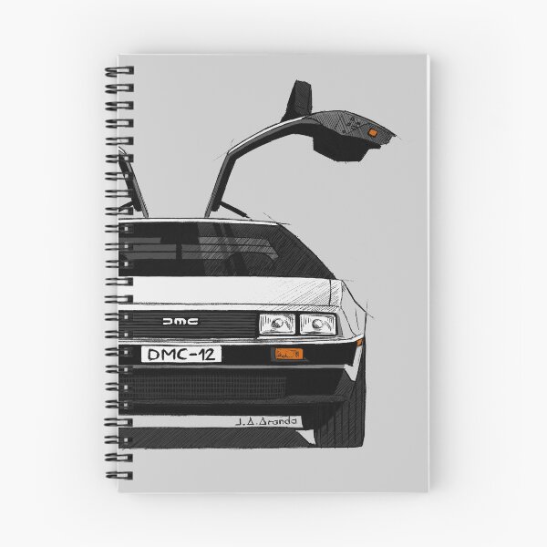 Item preview, Copia de My drawing of the DeLorean DMC-12 in front view designed and sold by designjaag.