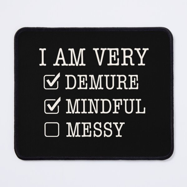 Item preview, Very demure very mindful designed and sold by VeryEnglishGent.