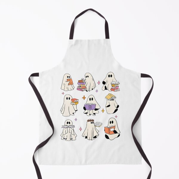 Item preview, Funny Halloween, Cute Ghost, Reading Books designed and sold by Verbutler.