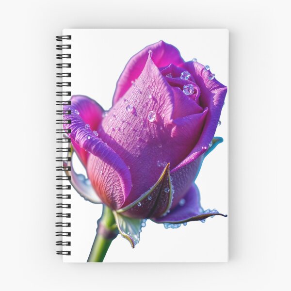 Item preview, pink rose with drops,isolated art designed and sold by Creative88Art.
