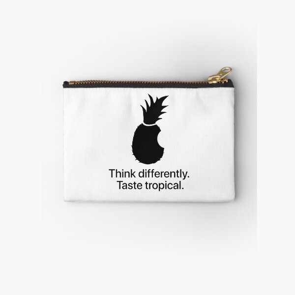 Item preview, Pineapple - Think differently. Taste tropical. In black designed and sold by knappidesign.