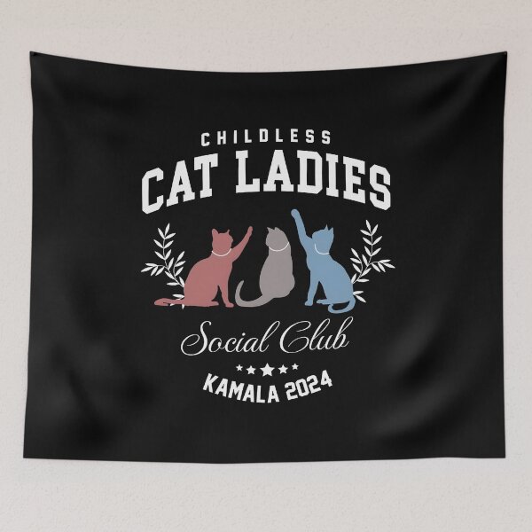 Item preview, Childless Cat Lady for Kamala, childless Cat Ladies is Voting designed and sold by Verbutler.