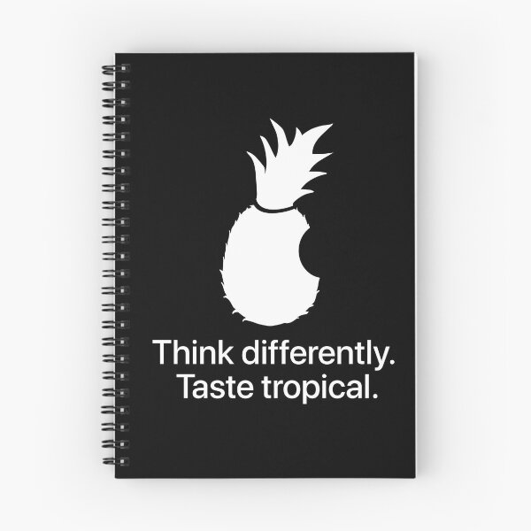 Item preview, Pineapple - Think differently. Taste tropical. In white. designed and sold by knappidesign.