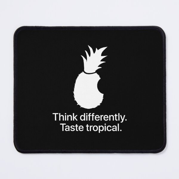 Item preview, Pineapple - Think differently. Taste tropical. In white. designed and sold by knappidesign.