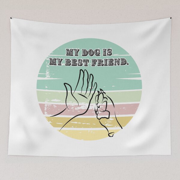 Item preview, My dog is my best friend designed and sold by DesignByMalwina.