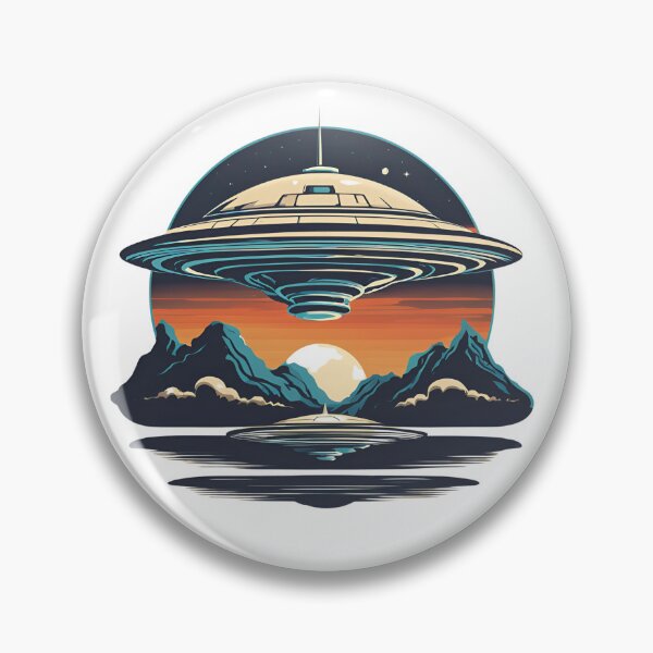 Item preview, Ufo in retro style designed and sold by katgosnice.